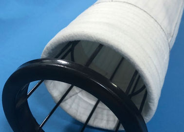 China Staub-Kollektor-Polyester-Filz-Filtertüte-Rundboden-Art mit PTFE-Membran fournisseur