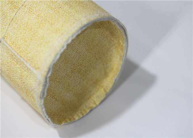 Industrielle Filtertüten Nomex, Filtertüte-Nadel gelochtes zylinderförmiges der hohen Temperatur